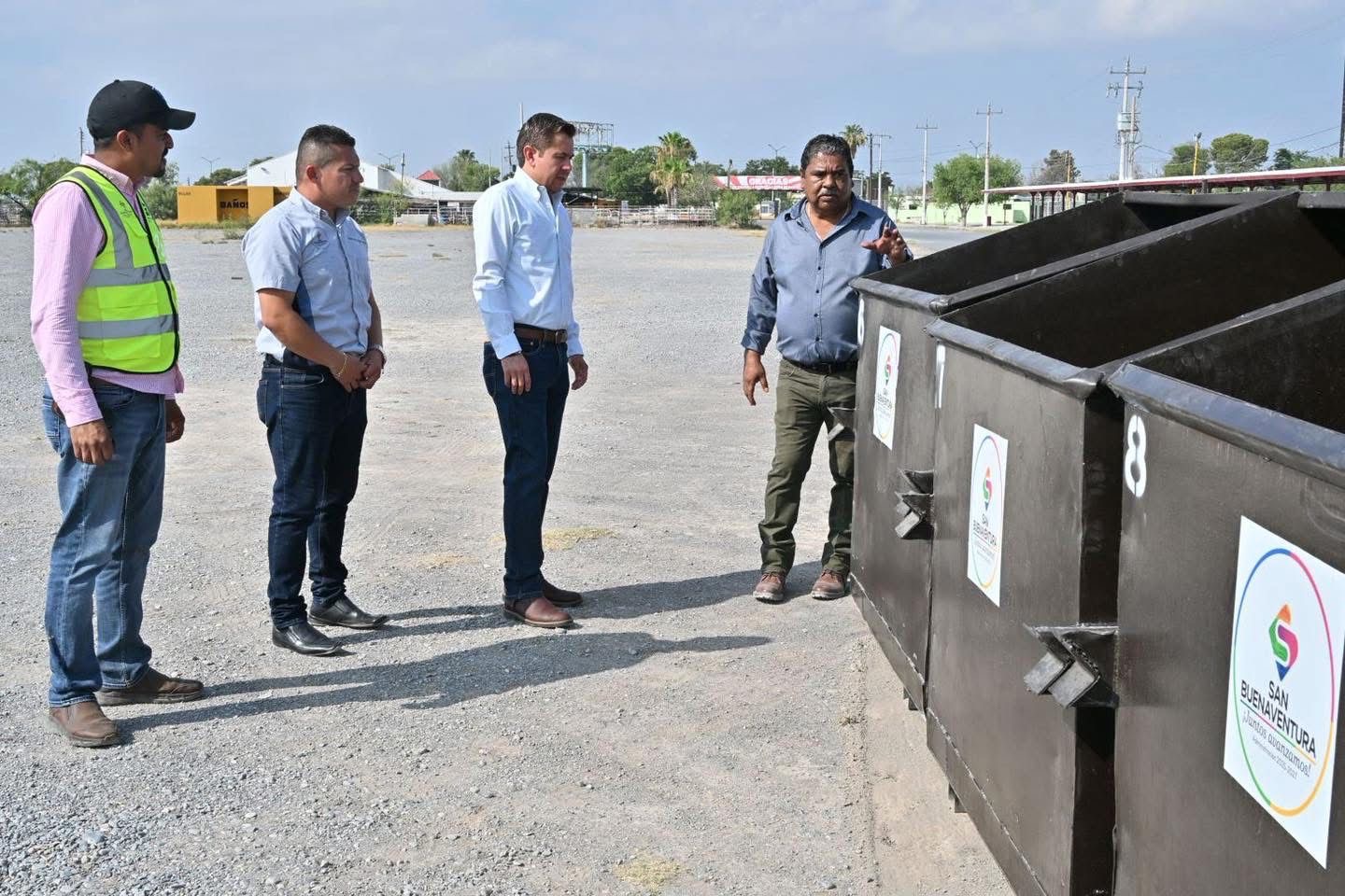>REHABILITAN CONTENEDORES DE BASURA POR UN SAN BUENAVENTURA MÁS LIMPIO