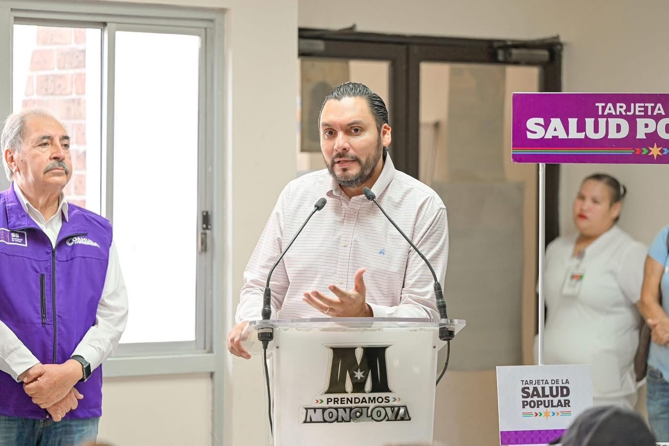 Manolo Jiménez y Carlos Villarreal fortalecen servicios de salud en Monclova