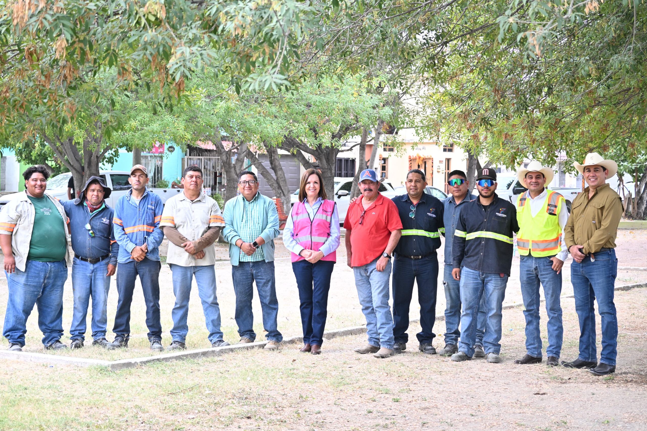 >Sari Pérez intensifica supervisiones para asegurar obras de calidad