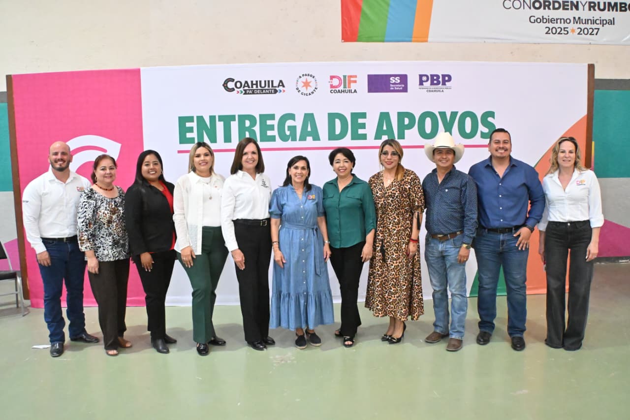 >Frontera es sede regional de entrega de apoyos del DIF Coahuila