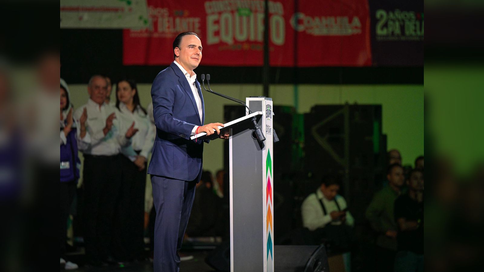 Carlos Villarreal acompaña al gobernador en su Segundo Informe de Gobierno