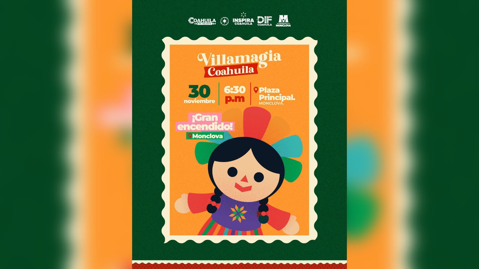 Gobierno Municipal invita al gran encendido de Villamagia Coahuila