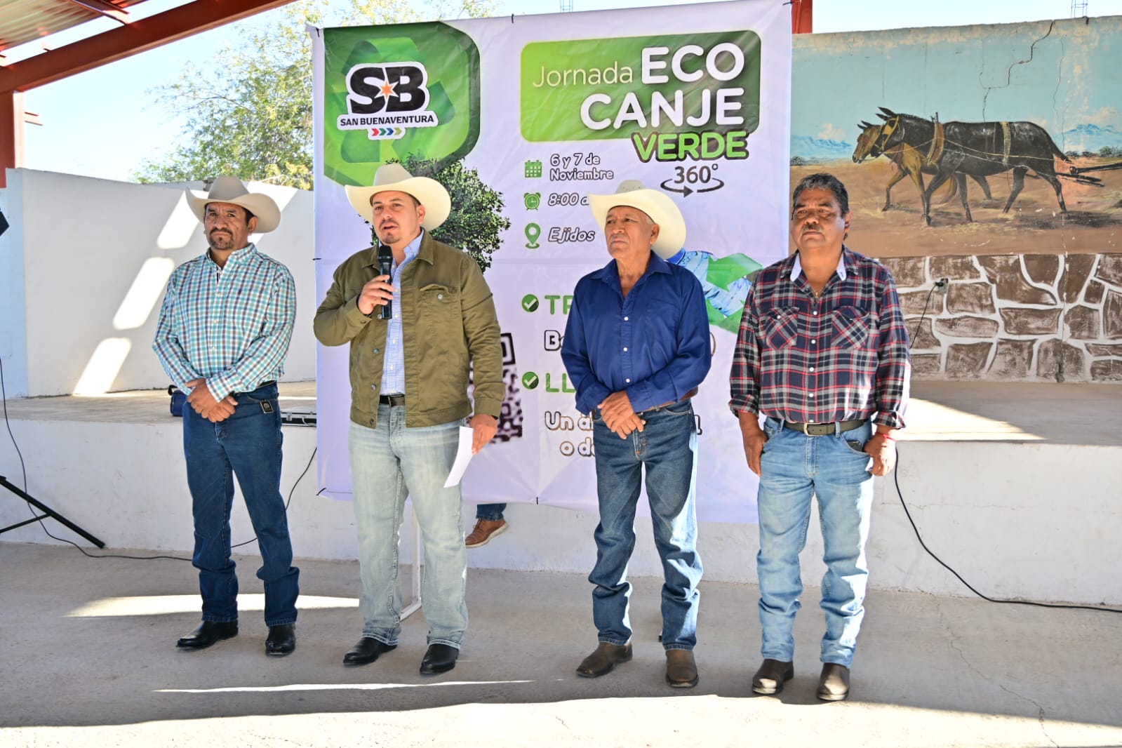>EJIDOS DE SAN BUENAVENTURA PARTICIPAN EN JORNADA DE ECO CANJE