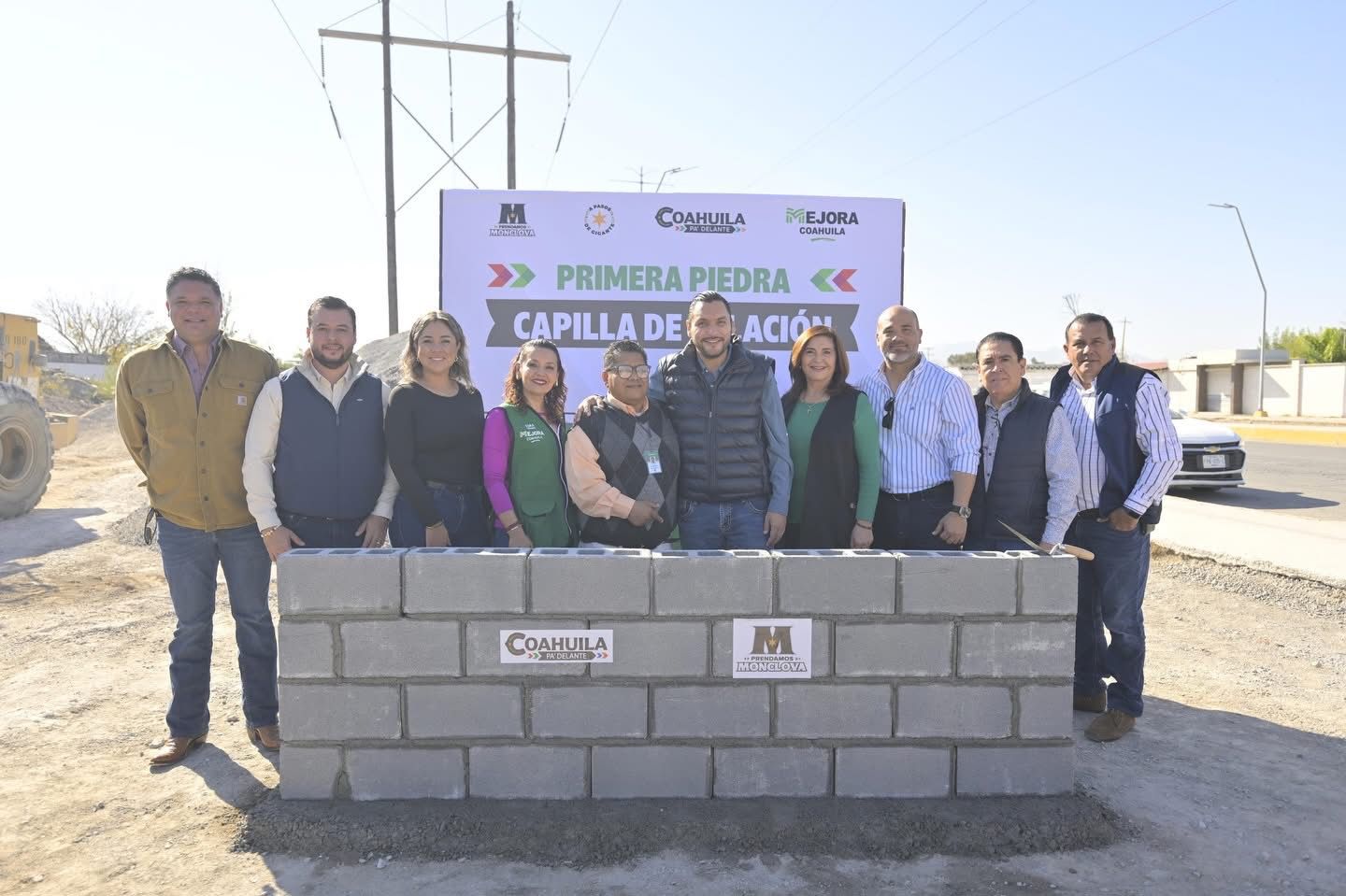 Carlos Villarreal inicia la construcción de la capilla de velación municipal